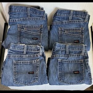 Ariat FR Jeans Men's 38X28 M4 Bootcut Flame Resistant Denim Workwear Lot of 4